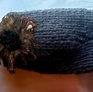 Candie's crochet gray headband